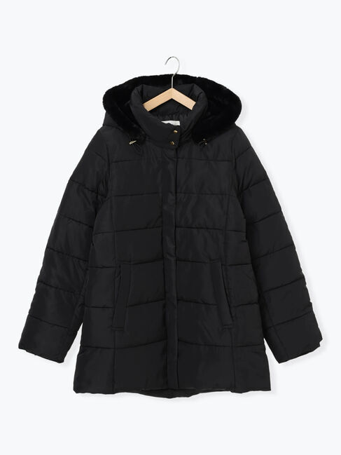 Samansa Mos2 blue「スタイルアップパデットコート」|その他|