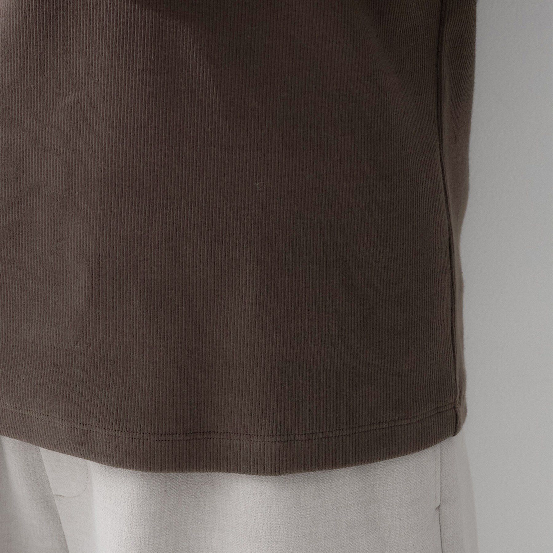 UNTITLED「【羽織り物インナーにおすすめ】スクエアネックプルオーバー」|Tシャツ・カットソー|