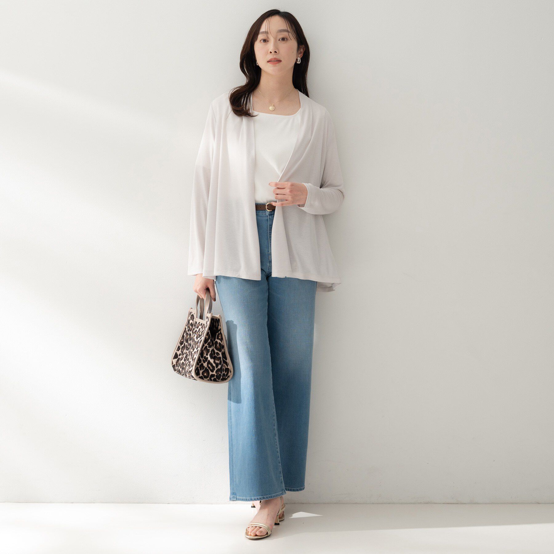 UNTITLED「【羽織り物インナーにおすすめ】スクエアネックプルオーバー」|Tシャツ・カットソー|