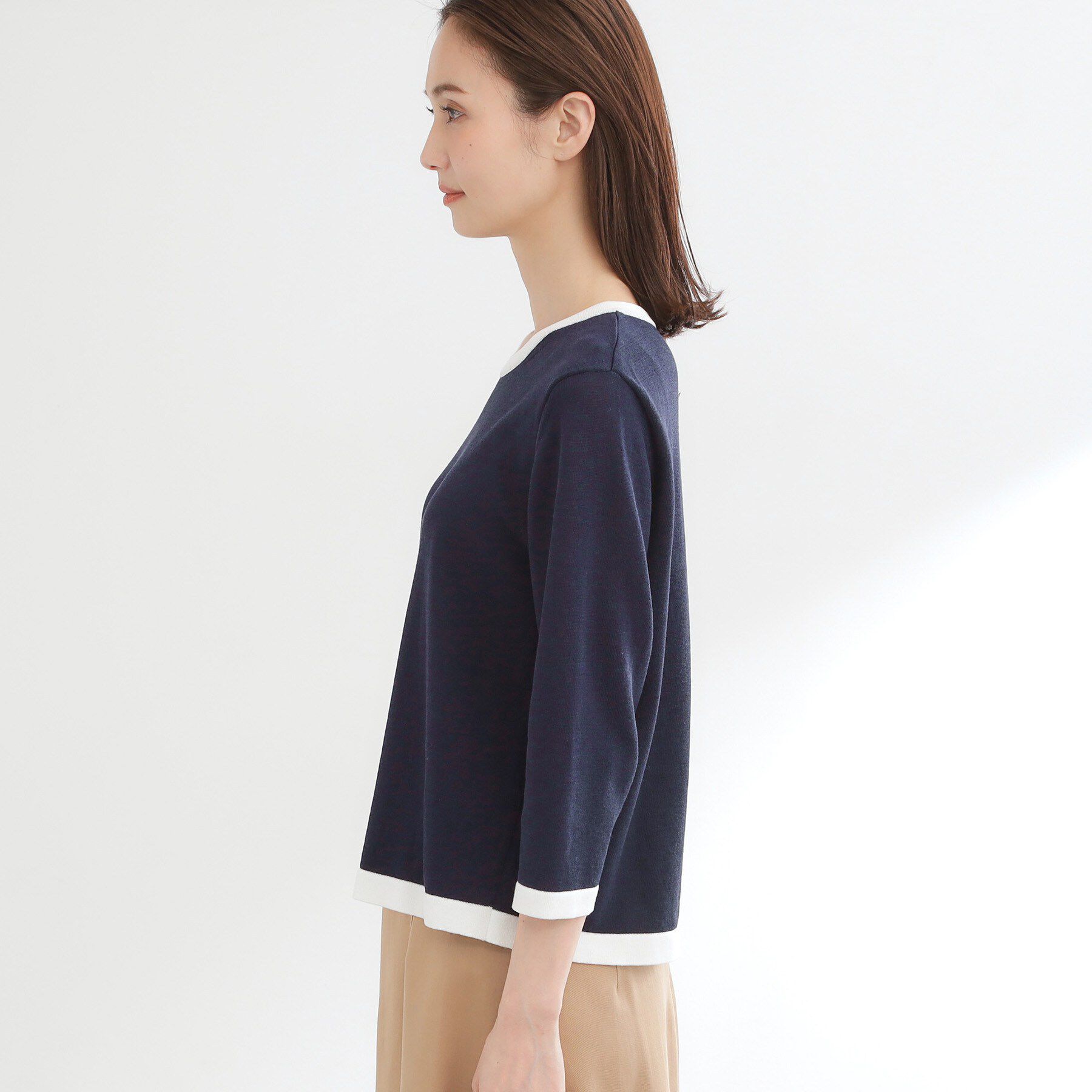 Reflect「【アンサンブル可】バイカラーニット」|ニット・セーター|