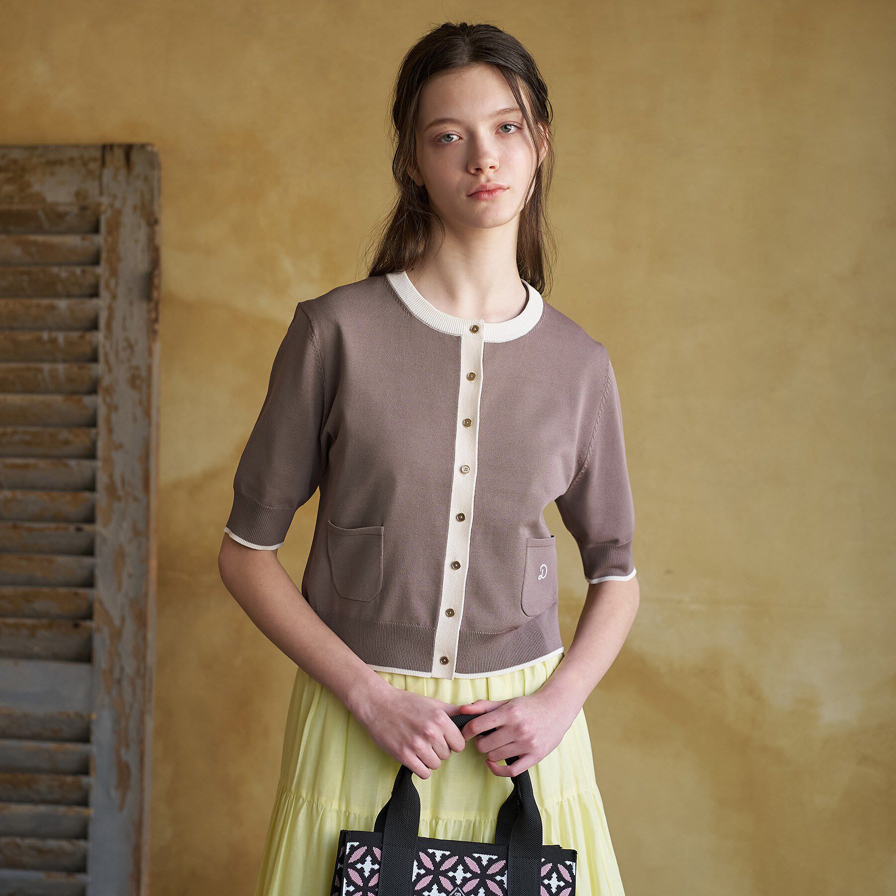 DRESSTERIOR「【otonaMUSE5月号掲載/UVカット/ウォッシャブル】クールタッチ コンビ カーディガン」|カーディガン|