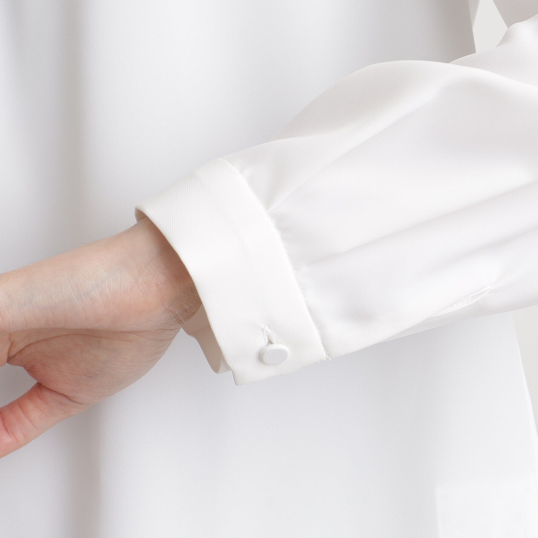 grove「パール調タックブラウス」|シャツ・ブラウス|