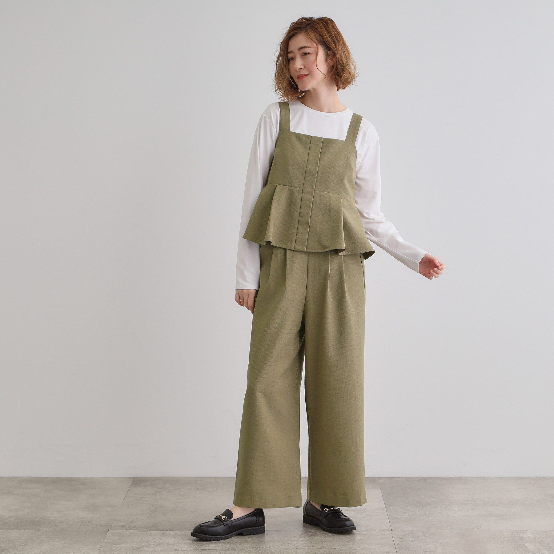 grove「デニムアソート麻調ビスチェセット」|スーツ|