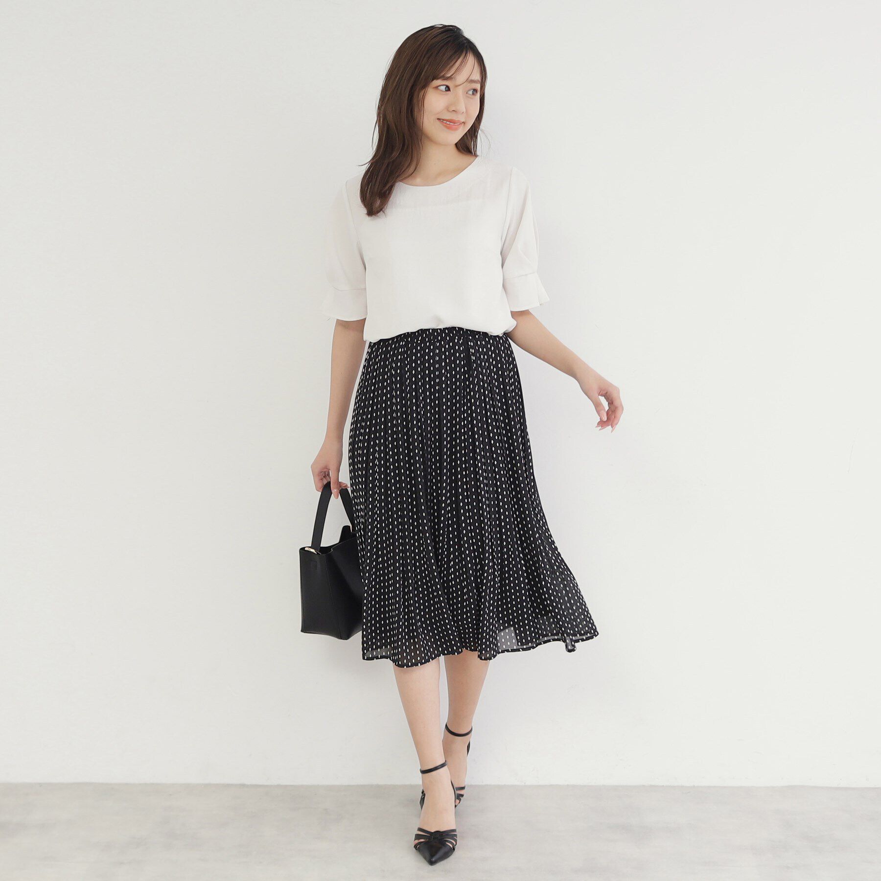 index「《新色追加》タックスリーブブラウス【洗濯機洗い可/吸水速乾/防シワ/抗ピル】」|シャツ・ブラウス|