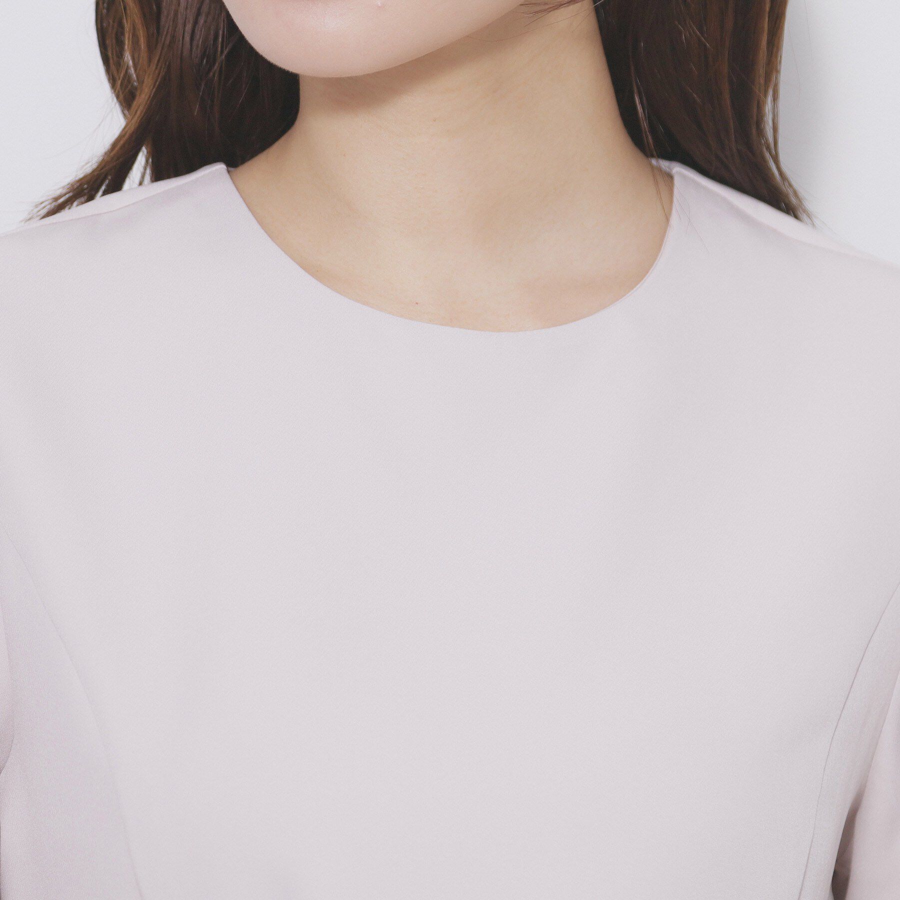 index「レース衿ペプラムブラウス【洗濯機OK/ストレッチ】」|シャツ・ブラウス|