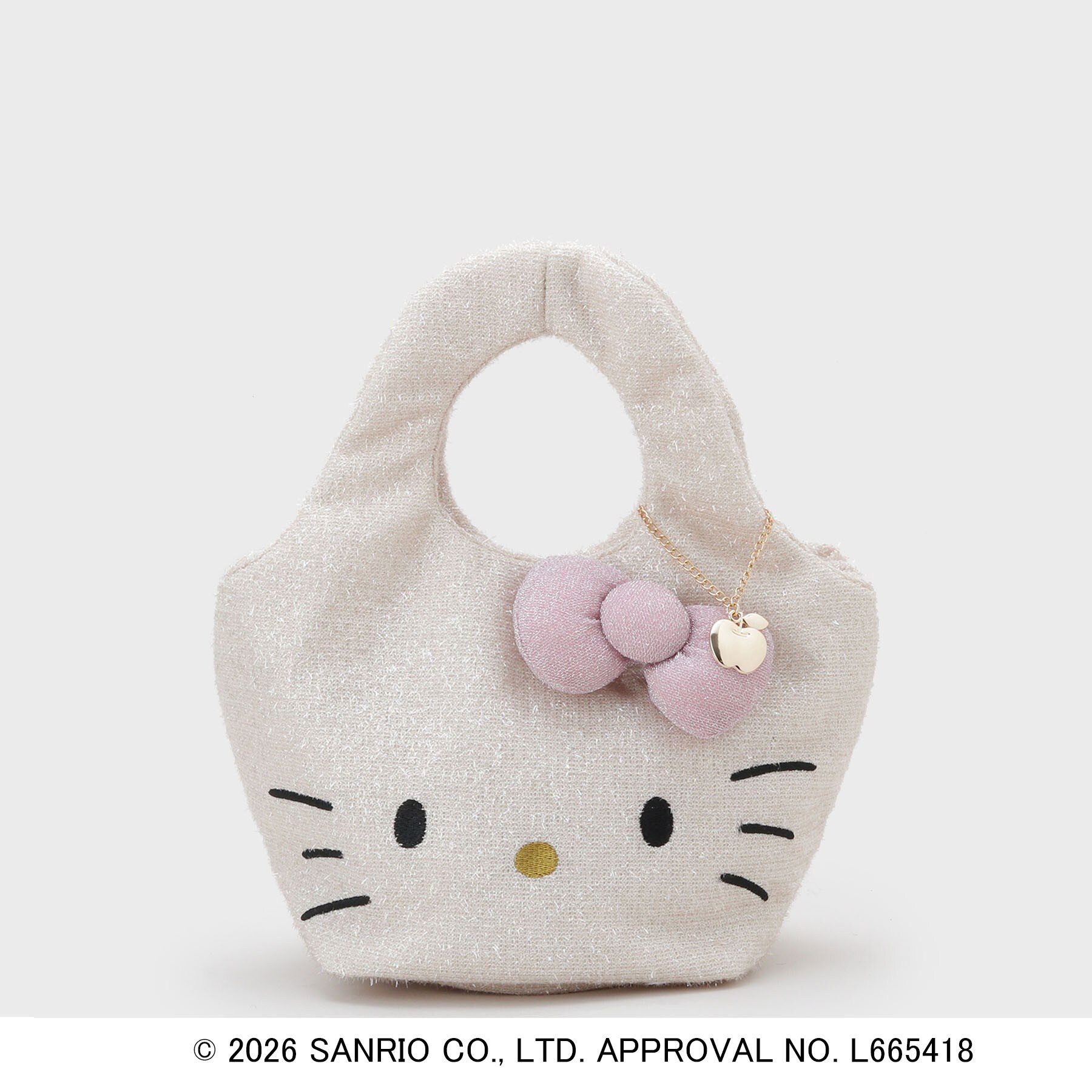 OPAQUE.CLIP「◆【ハローキティ】キラふわマルシェバッグ」|ハンドバッグ|ベージュ(052)