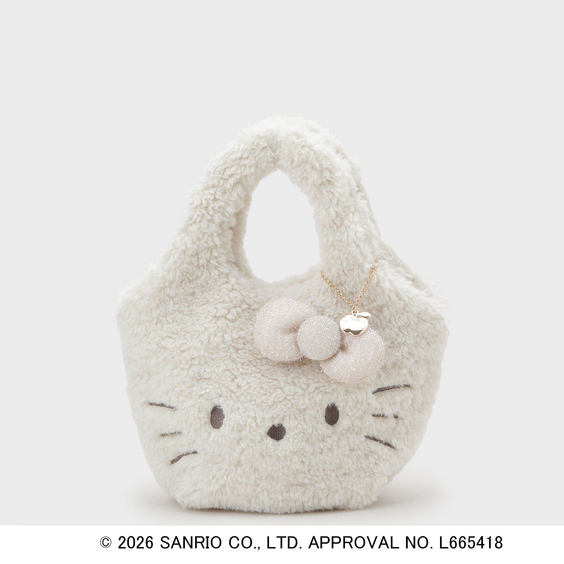OPAQUE.CLIP「◆【ハローキティ】キラふわマルシェバッグ」|ハンドバッグ|アイボリー(104)