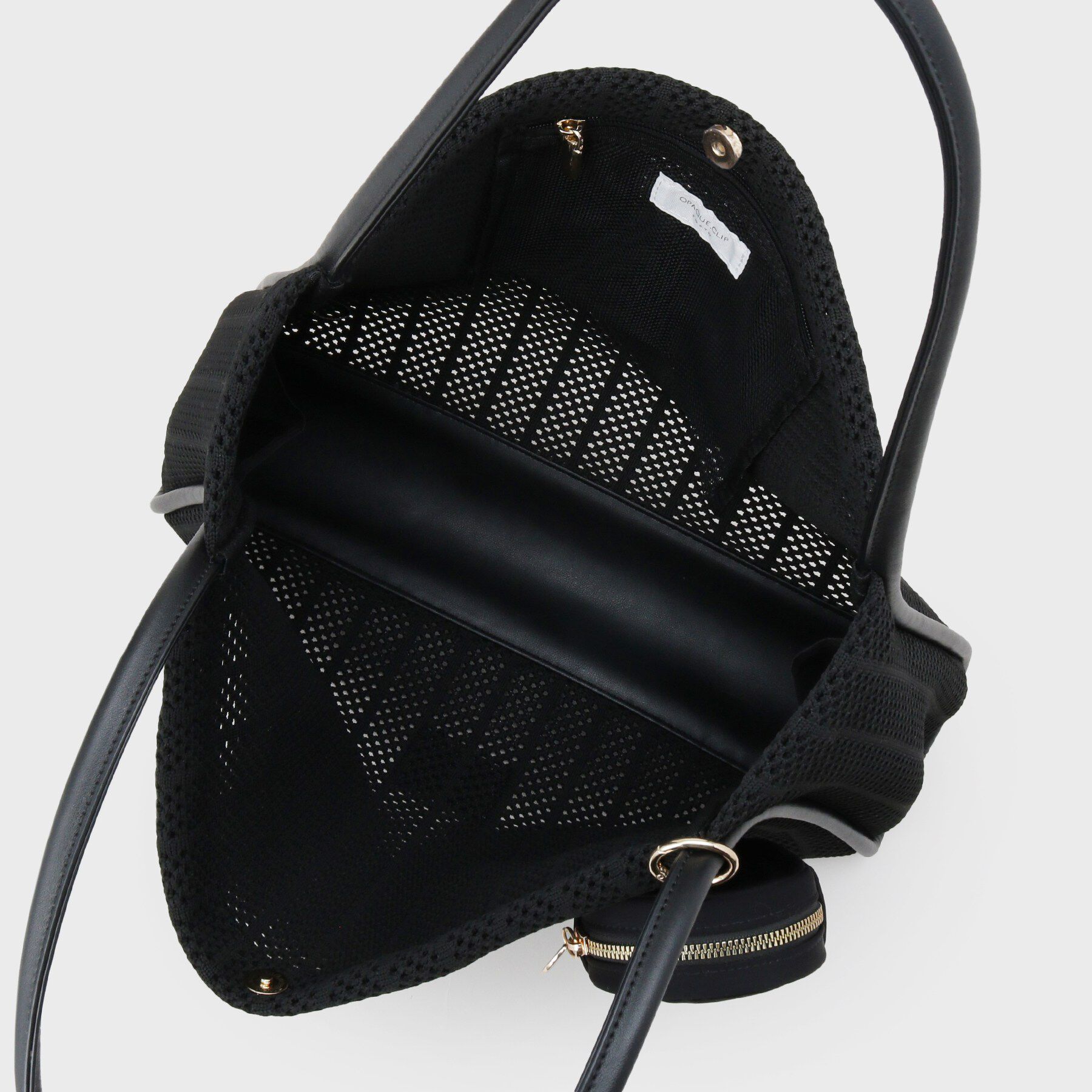 OPAQUE.CLIP「ミニポーチ付きメッシュトートバッグ【大容量】」|トートバッグ|