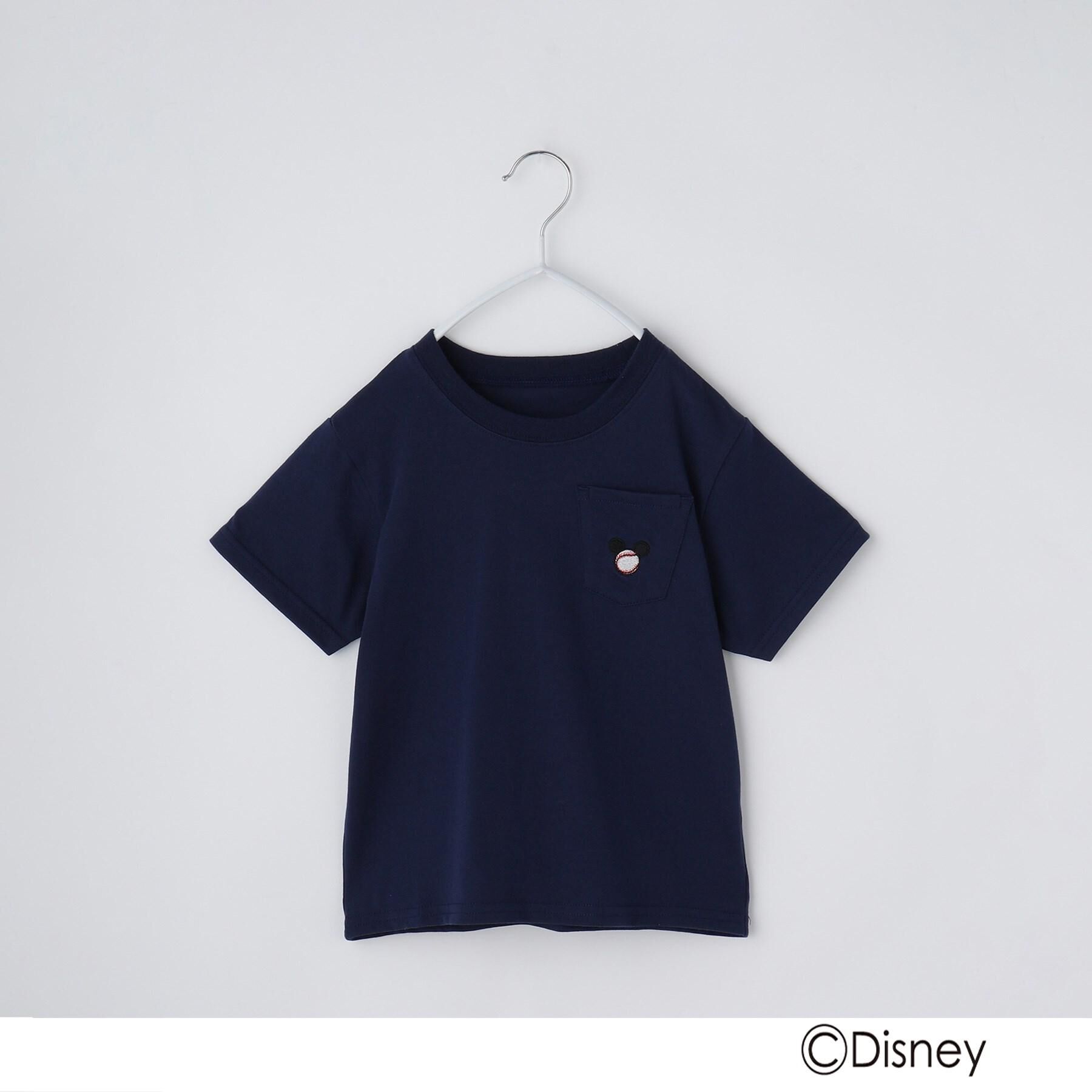 THE SHOP TK「disney/【110-150】ミッキーマウス＆ミニーマウス ベースボールTシャツ」|Tシャツ・カットソー|