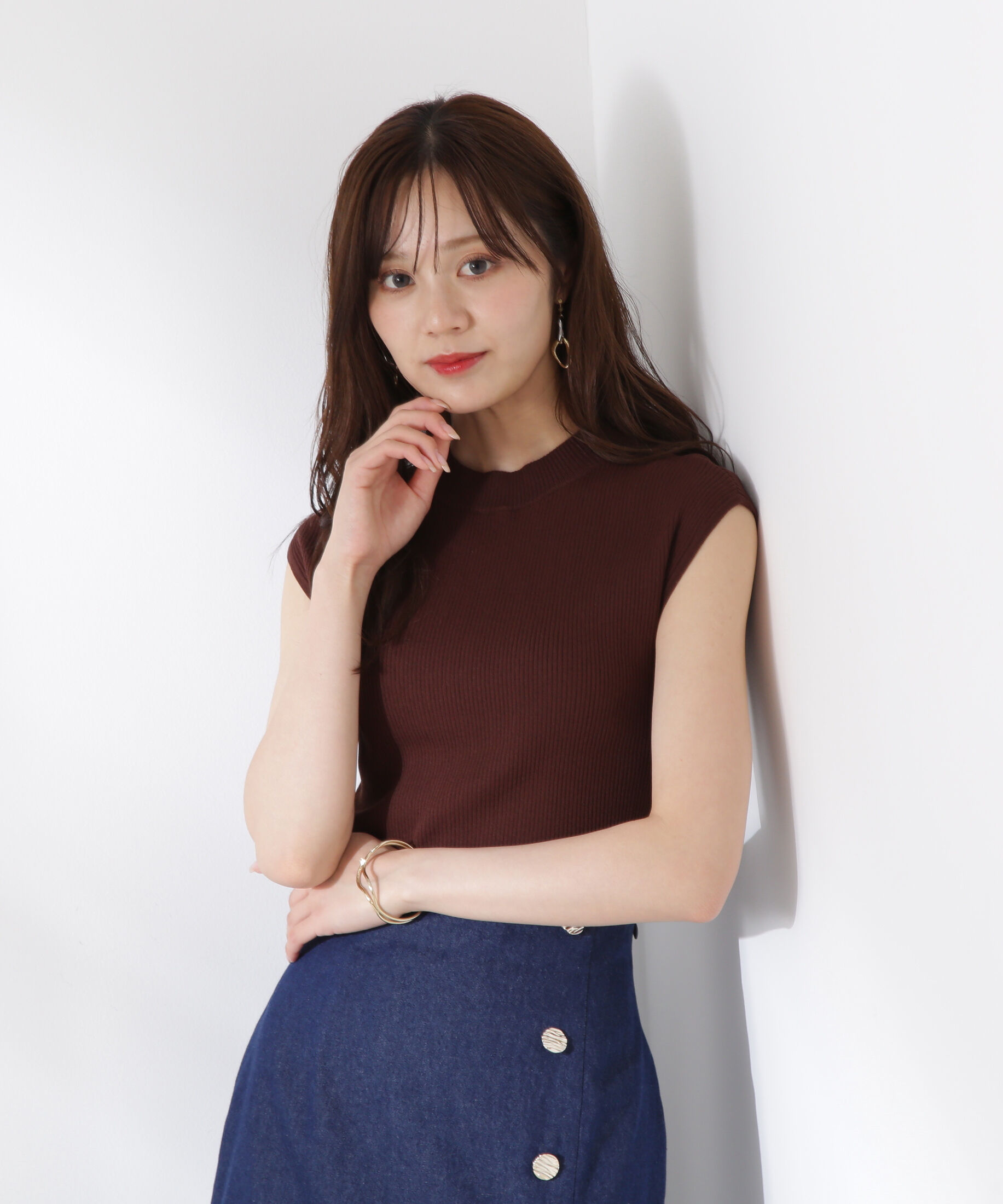 PROPORTION BODY DRESSING「ボトルネックリブニット」|ニット・セーター|