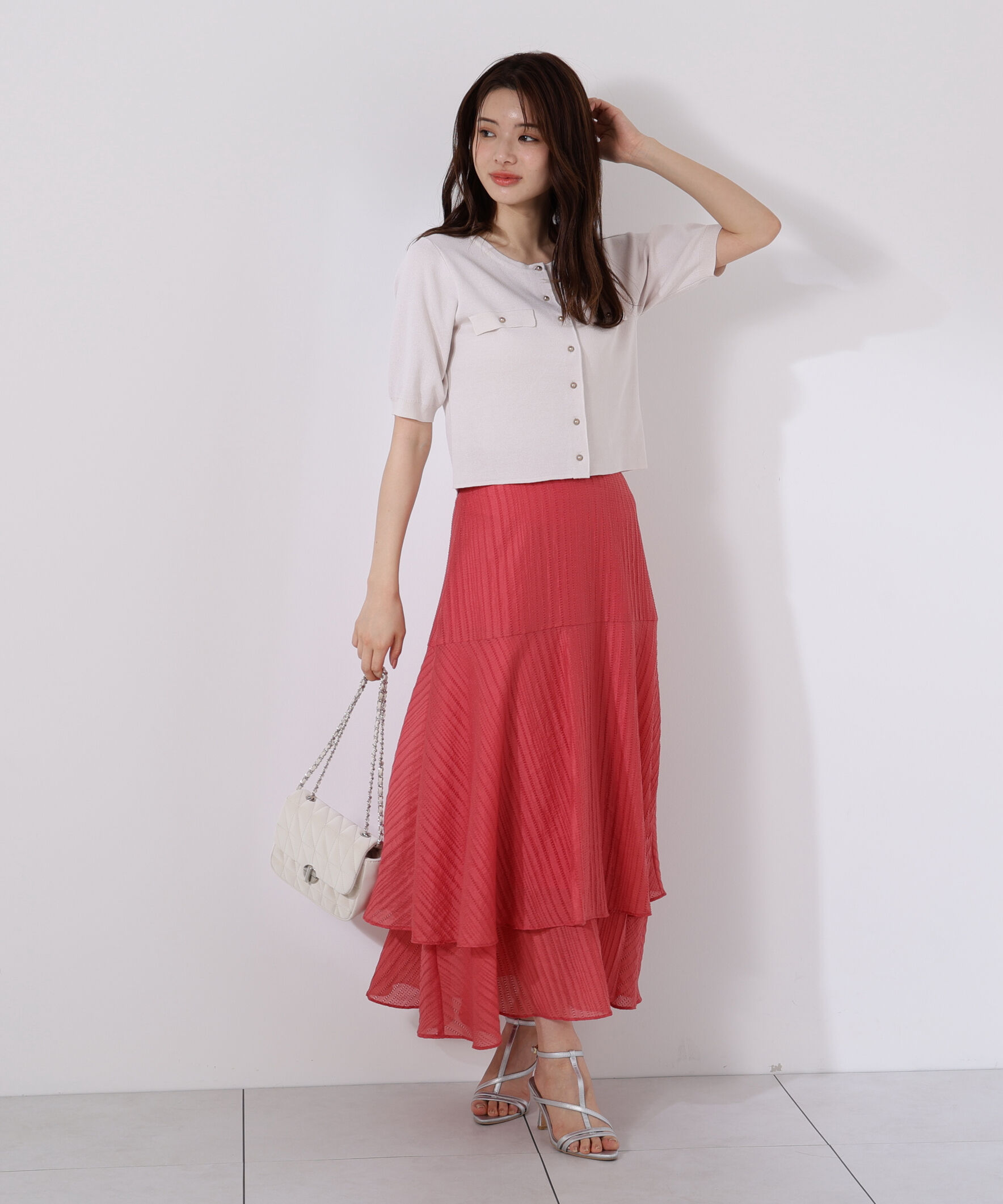 PROPORTION BODY DRESSING「シアードビーティアードスカート」|スカート|