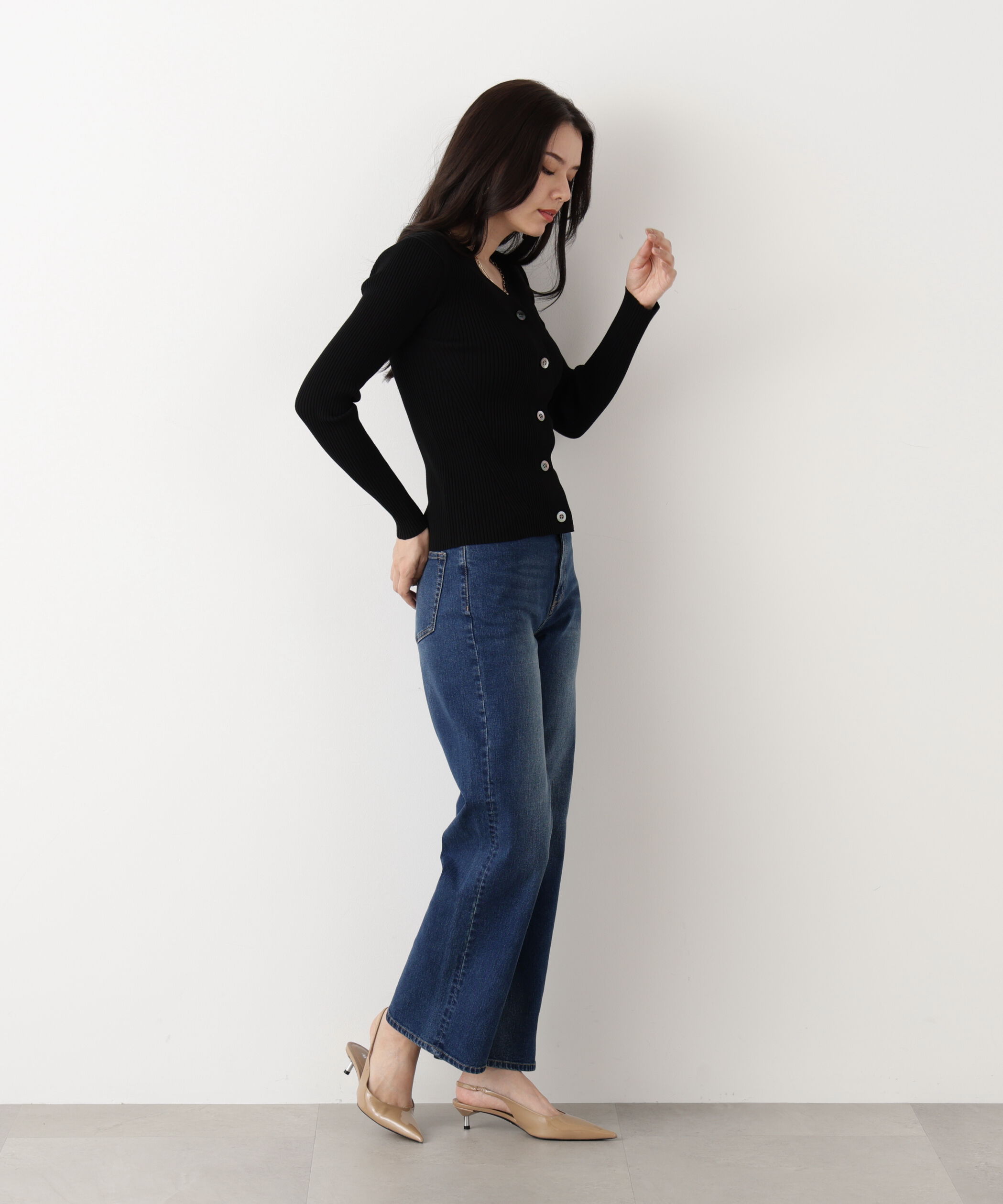  「◆リブニットVネックカーディガン」|その他|