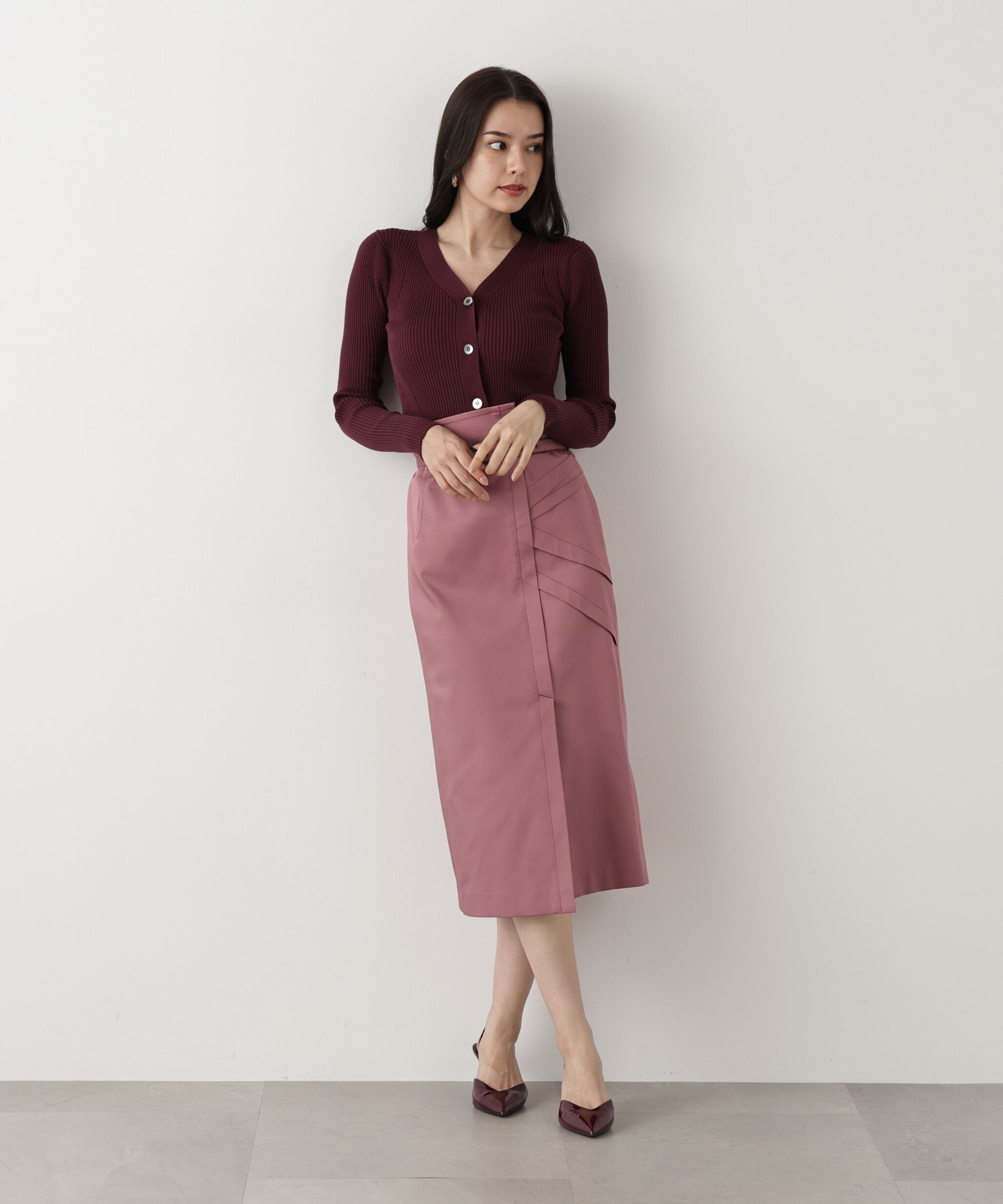  「◆リブニットVネックカーディガン」|その他|