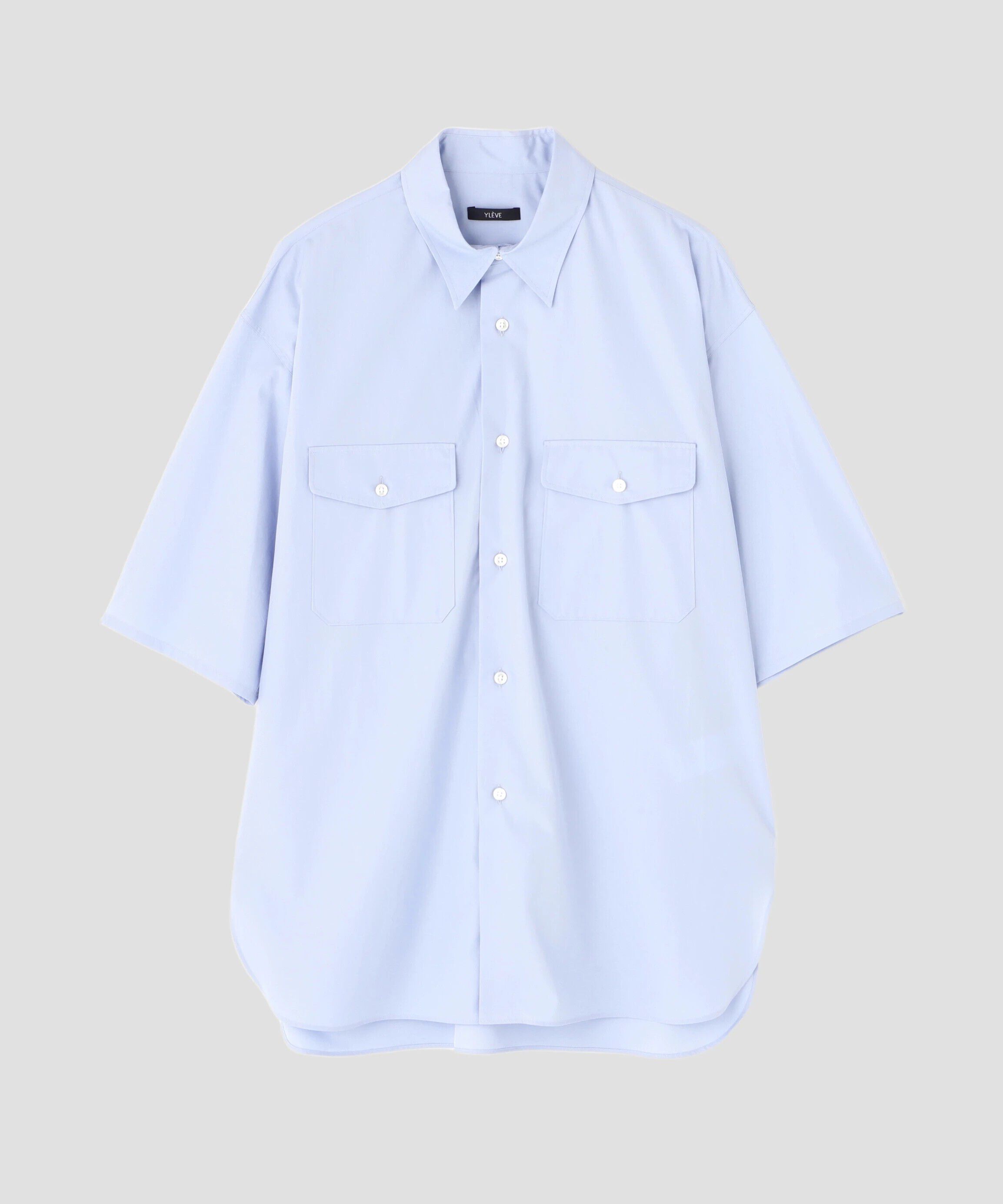 YLEVE 「YLEVE / THOMAS MASON SHIRT」|シャツ・ブラウス|ブルー