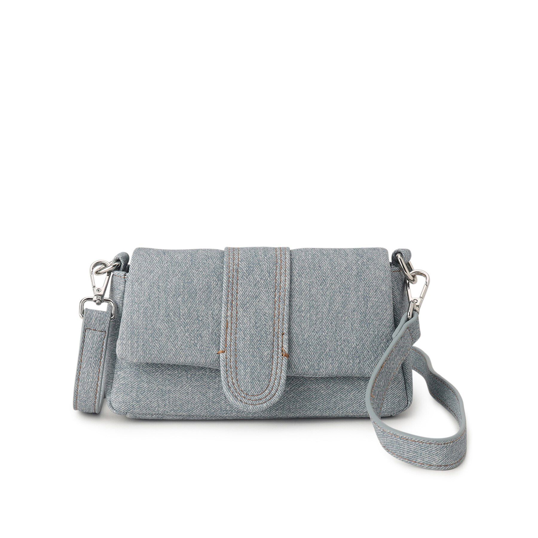 Ober Tashe「デニム風ショルダ－バッグ」|ショルダー・メッセンジャー|ライトブルー(092