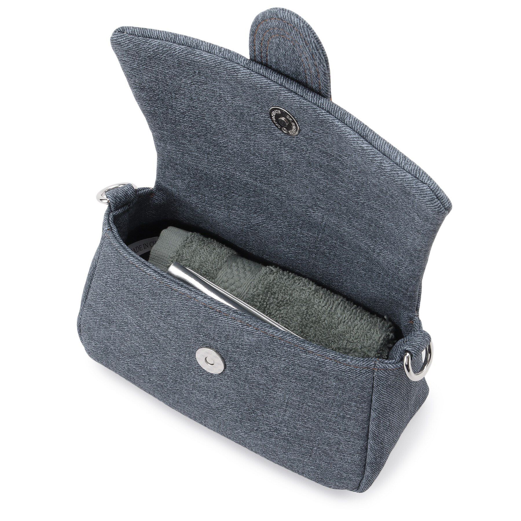 Ober Tashe「デニム風ショルダ－バッグ」|ショルダー・メッセンジャー|