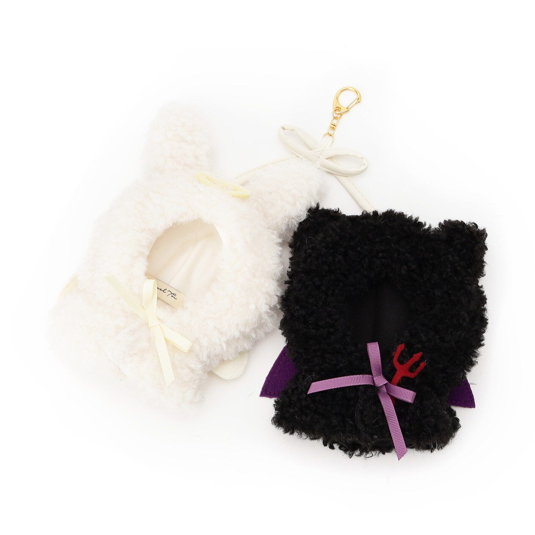 Ober Tashe「【推し活グッズ】天使と悪魔大サイズ推しぬいポンチョキーホルダー」|キーケース|