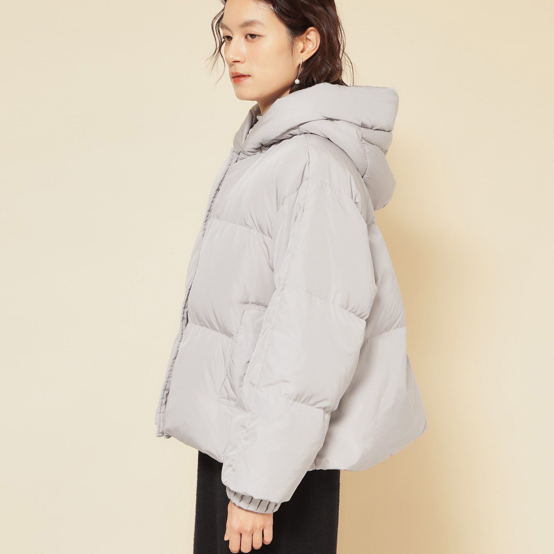 SunaUna「【プリーツレイヤードピュアダウン】」|ダウン|