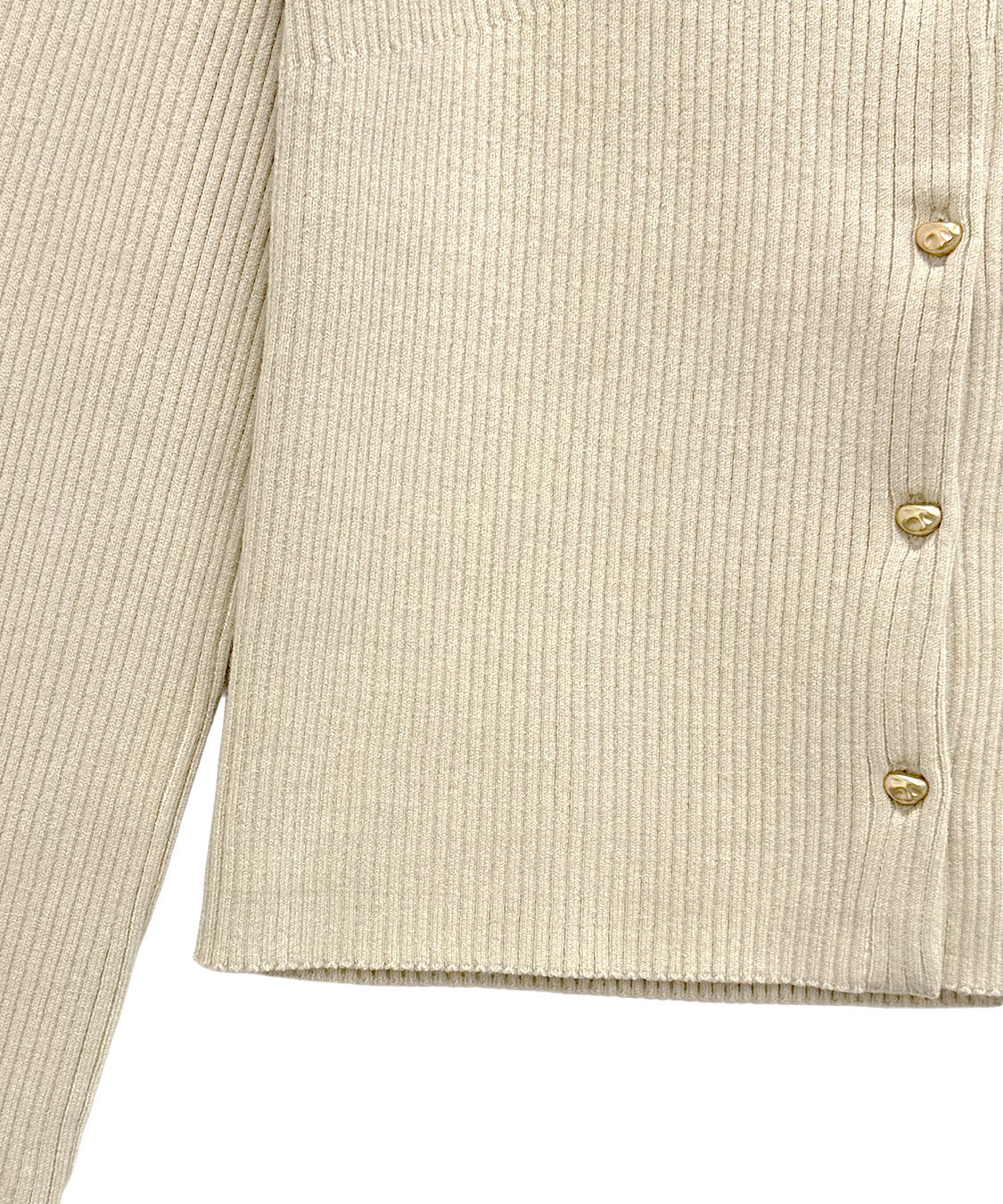 COCO DEAL「Vネックリブニットカーディガン」|ニット・セーター|