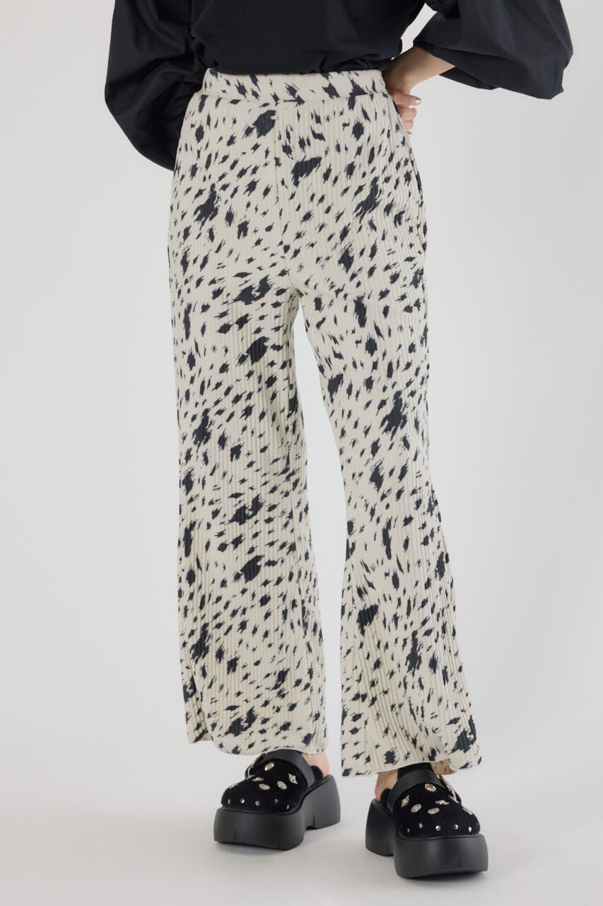 RODEO CROWNS「アソートパターンプリーツリラックスパンツ」|その他|柄WHT5