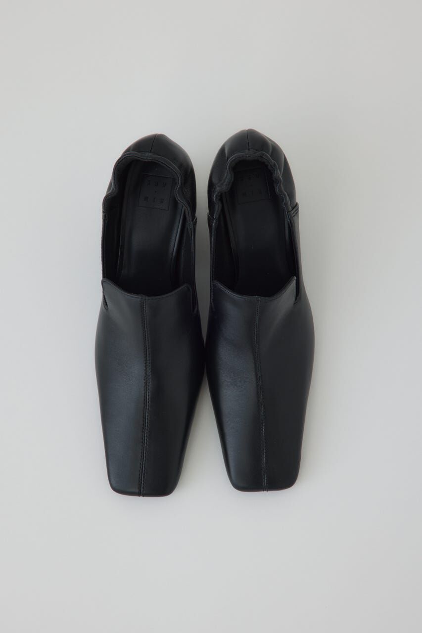 RIM.ARK 「Leather square toe heel」|パンプス|