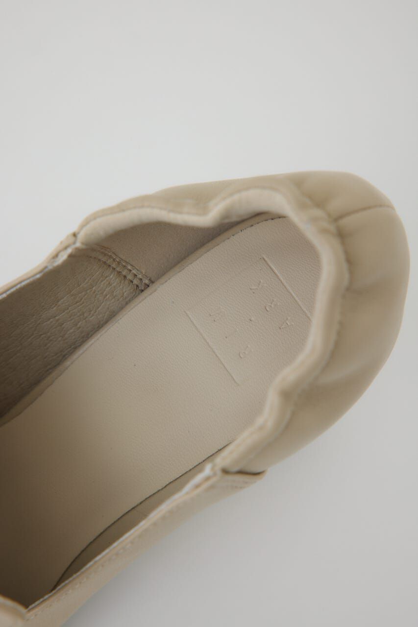 RIM.ARK 「Leather square toe heel」|パンプス|