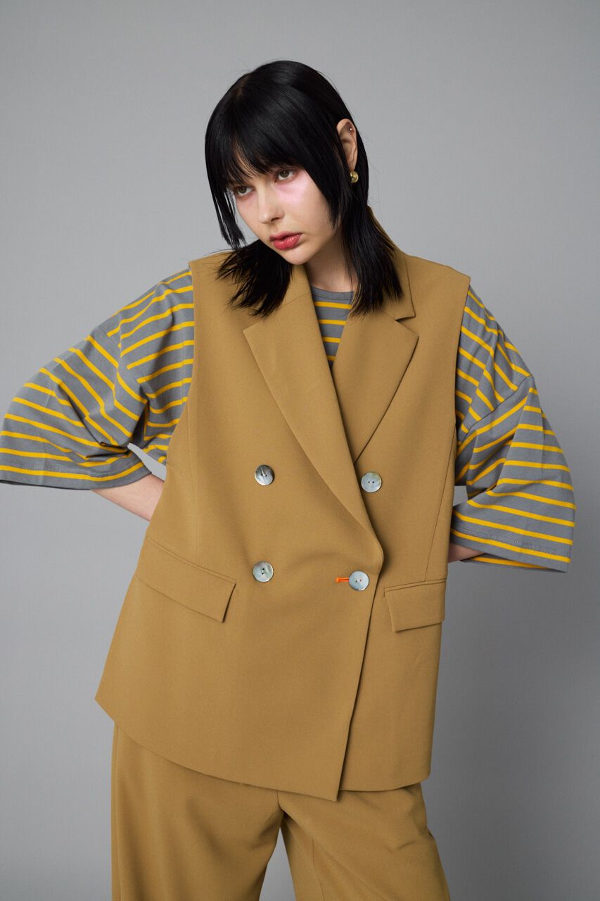 HeRIN.CYE「Side open gilet」|ダウンベスト・ベスト|CAM