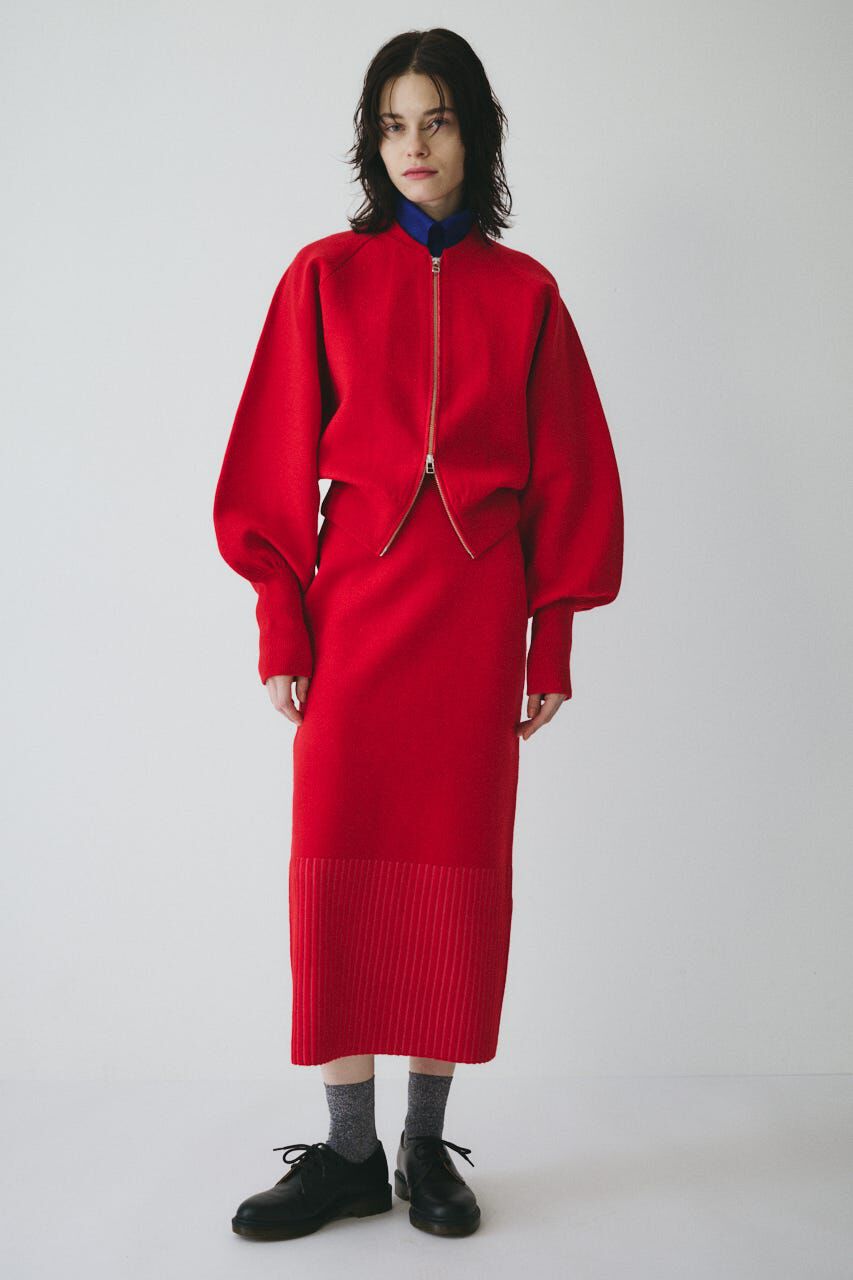 HeRIN.CYE「Knit skirt」|スカート|RED