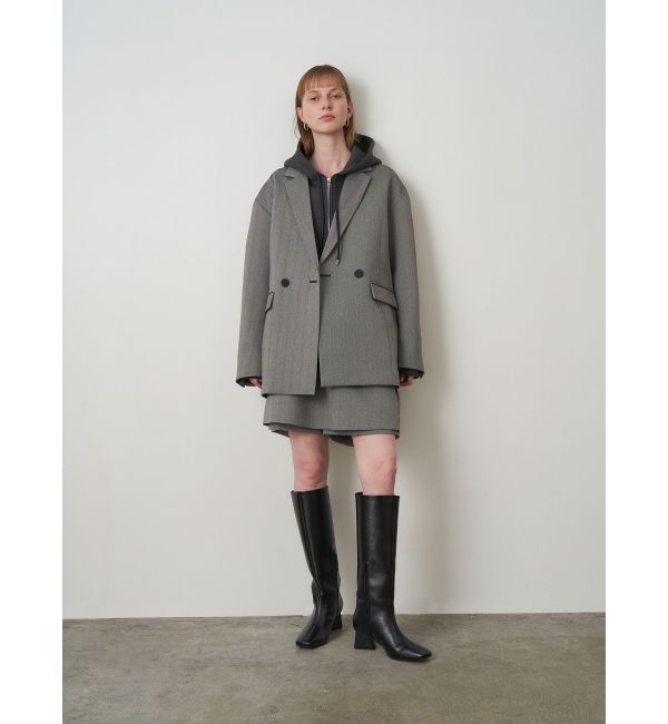 ELENDEEK「SQUARE LONG BOOTS」|ロングブーツ|