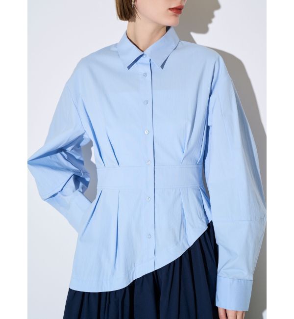 ELENDEEK「WAVE LINE TUCK OP」|ワンピース|