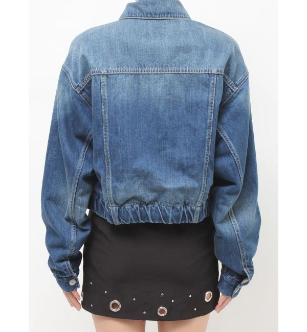 GYDA「reversible chain Symmetry GYDAショートデニムGジャン」|ブルゾン・スタジャン|