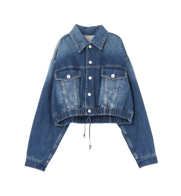 GYDA「reversible chain Symmetry GYDAショートデニムGジャン」|ブルゾン・スタジャン|