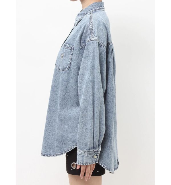 GYDA「CROSS POINTケミカルデニムシャツ」|シャツ・ブラウス|