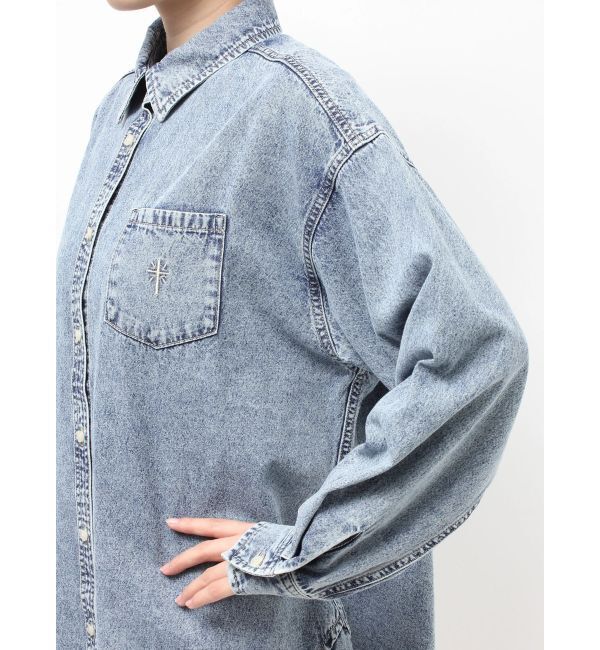 GYDA「CROSS POINTケミカルデニムシャツ」|シャツ・ブラウス|
