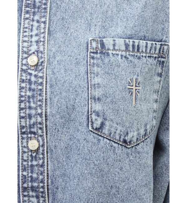 GYDA「CROSS POINTケミカルデニムシャツ」|シャツ・ブラウス|