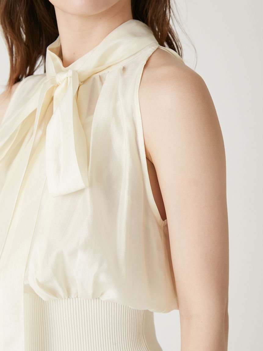 FRAY I.D「ウエストリブホルターネックトップス」|Tシャツ・カットソー|