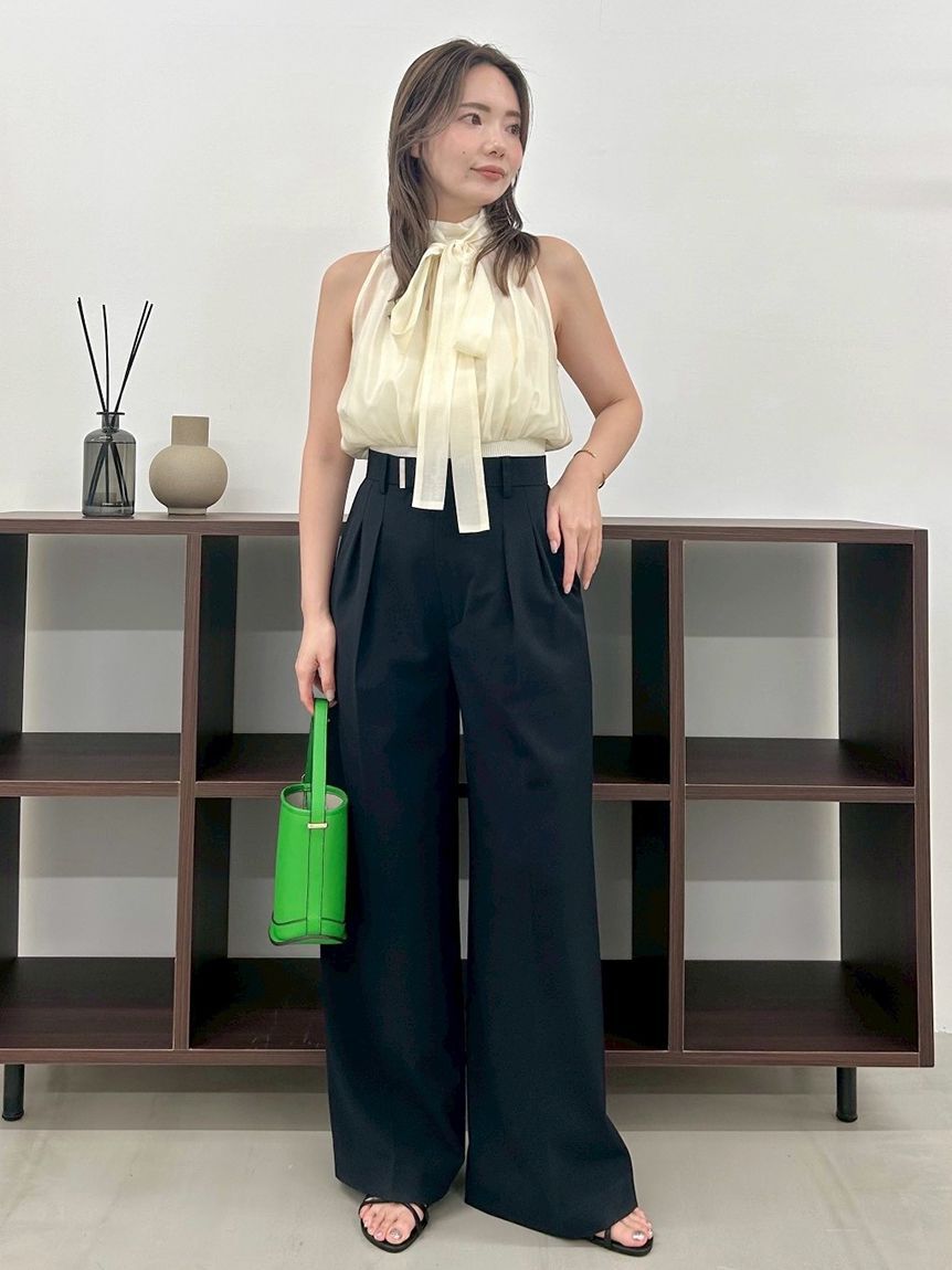 FRAY I.D「ウエストリブホルターネックトップス」|Tシャツ・カットソー|