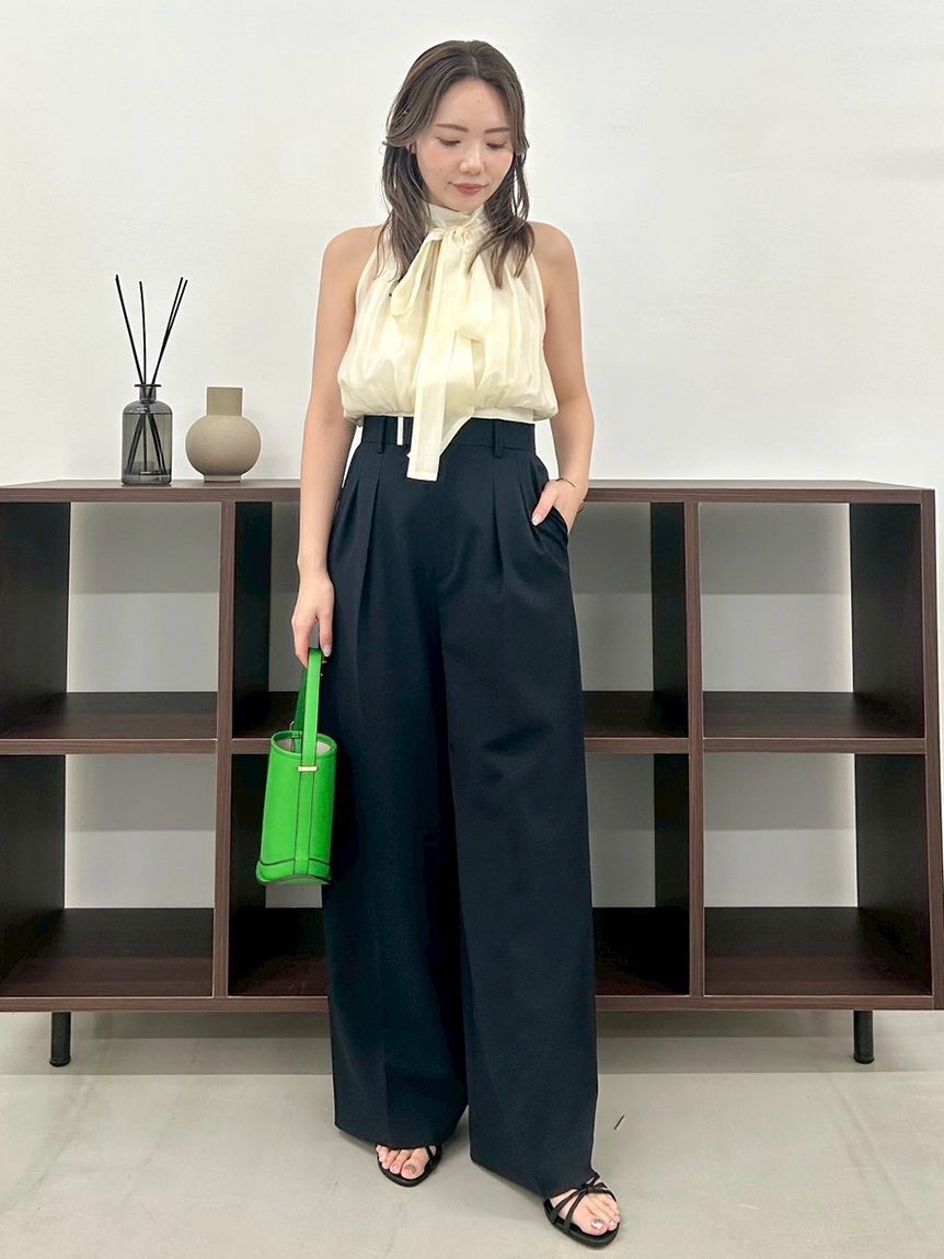 FRAY I.D「ウエストリブホルターネックトップス」|Tシャツ・カットソー|