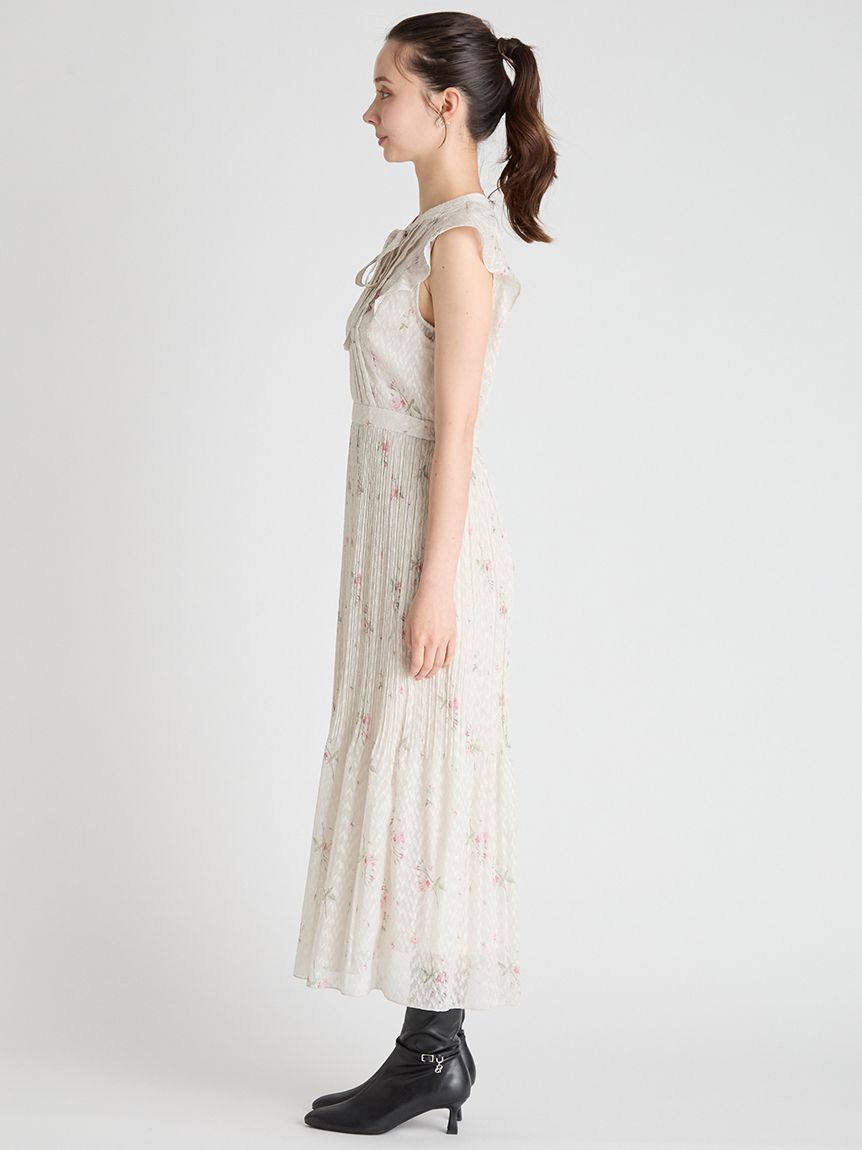 CELFORD「【CELFORD&times;P.J. REDOUTEコラボ】 Rosaボウタイワンピース」|ワンピース|