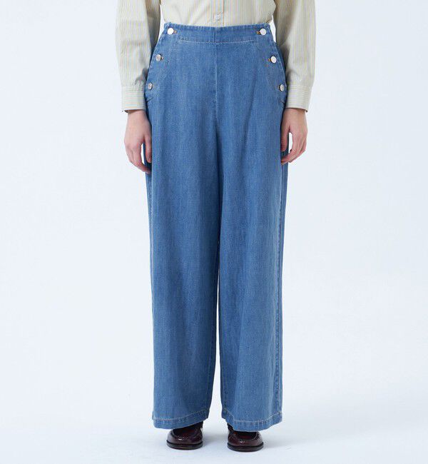 MACKINTOSH PHILOSOPHY「【2025年春夏モデル】コットンリネンデニムマリンパンツ」|デニム|