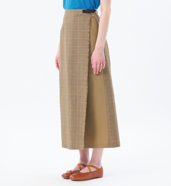 MACKINTOSH PHILOSOPHY「バスケットチェックサイドベルトスカート」|スカート|
