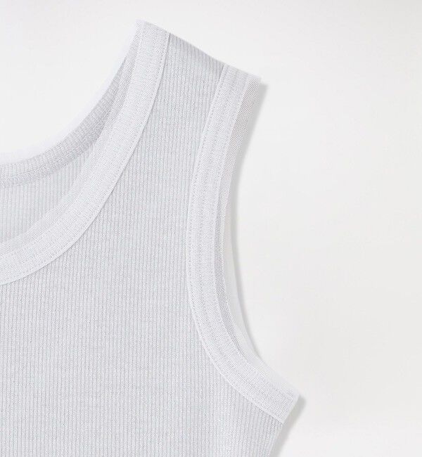  「ラメリブタンクトップ」|Tシャツ・カットソー|