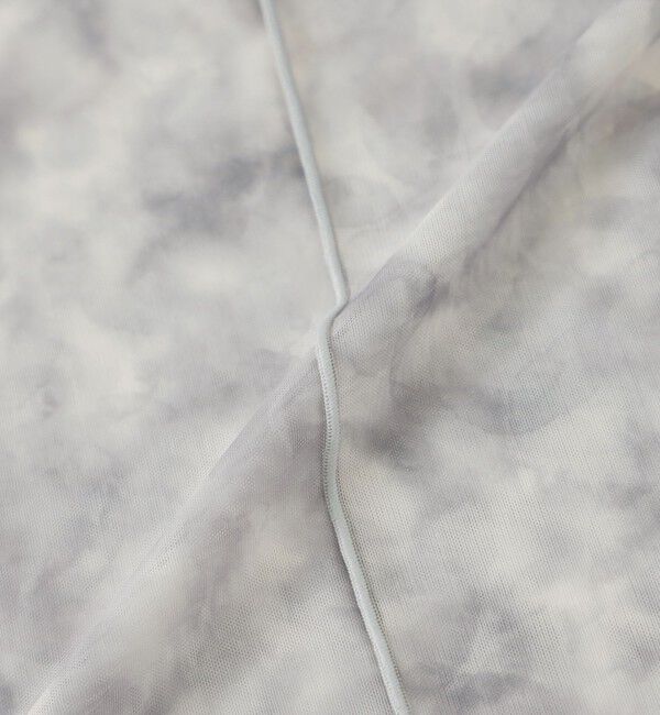  「マーブルプリントシアートップス」|Tシャツ・カットソー|