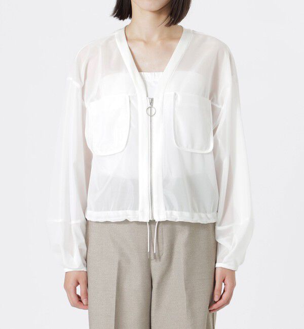  「ラッセルメッシュカーディガン」|ブルゾン・スタジャン|