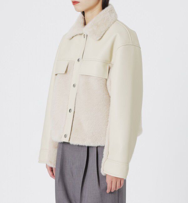  「ファーコンビワークブルゾン」|ブルゾン・スタジャン|