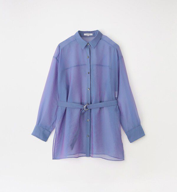  「シャンブルシアーシャツ」|シャツ・ブラウス|サックスブルー