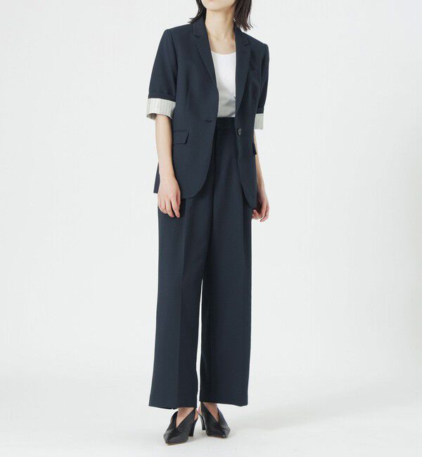  「ウォッシャブルサッカー2タックパンツ」|その他|