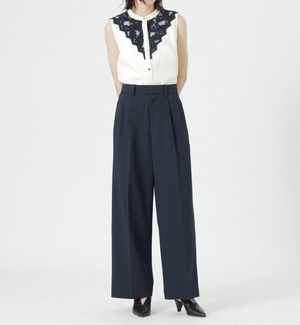  「ウォッシャブルサッカー2タックパンツ」|その他|