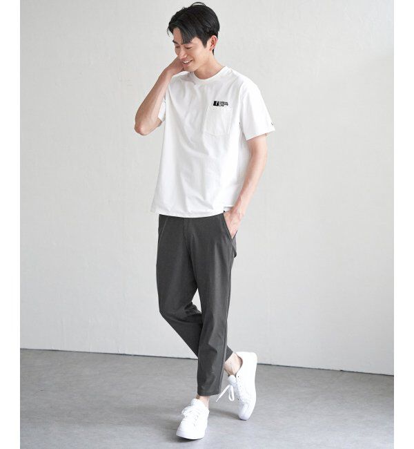 ikka「【雑誌MonoMax5月号掲載】GOKU楽パンツ EASY STRETCH 冷感アンクル「小泉孝太郎さん着用モデル」」|スラックス|