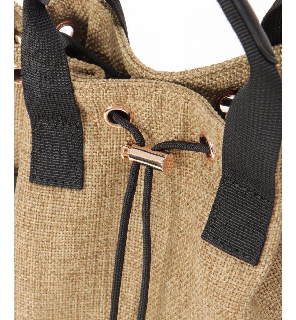 ikka「【雑誌InRed5月号掲載】ポリジュート2WAY巾着バッグ」|その他|